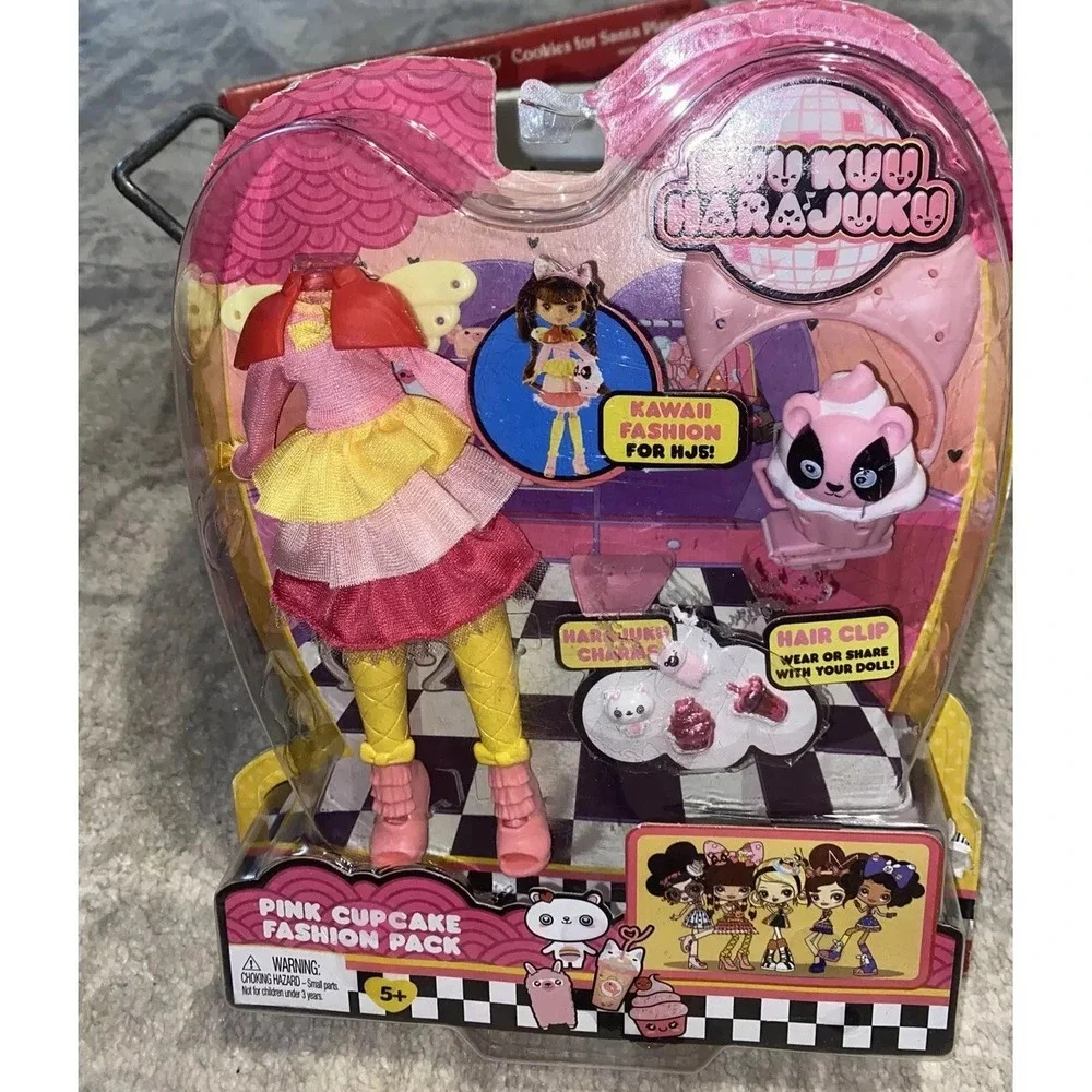New 2018 Kuu Kuu‎ HaraJuku PINK CUPCAKE Doll Fashion Pack Outfit